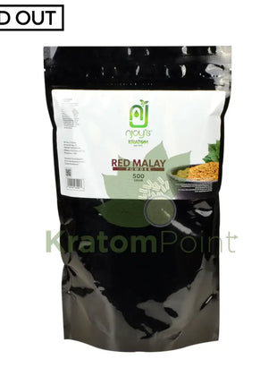 Njoys Red Malay Kratom Powder 500 Grams