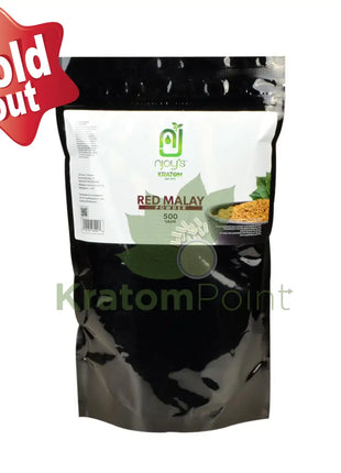 Njoys Red Malay Kratom Powder 500 Grams