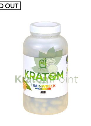 Njoys Trainwreck Kratom Capsules 300 Count