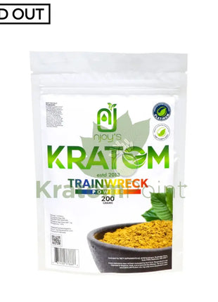 Njoys Trainwreck Kratom Powder 200 Grams