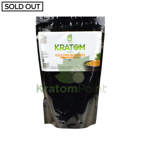 Njoys Yellow Borneo Kratom Powder 500 Grams