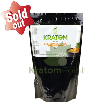 Njoys Yellow Borneo Kratom Powder 500 Grams