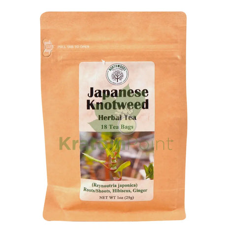 Northwoods Tea & Herb Japanese Knotweed Herbal Tea 18 Teabags - Mushrooms