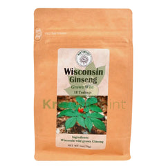 Northwoods Tea & Herb Wisconsin Ginseng Tea 18 Teabags - Mushrooms