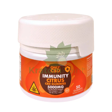 Only CBD Immunity 5000mg Citrus gummies 50ct CBD
