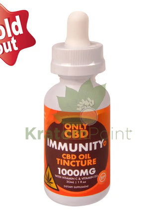 Only CBD Immunity Oil Tincture 1000mg 30ml CBD