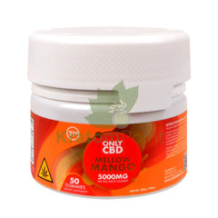 Only CBD Mellow Mango 5000mg gummies 50ct CBD