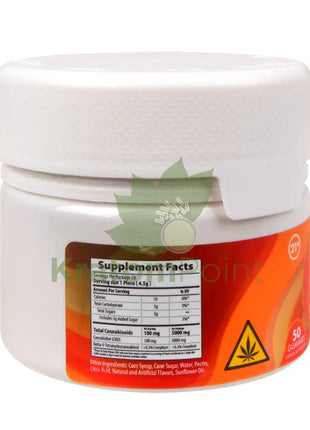 Only CBD Mellow Mango 5000mg gummies 50ct CBD