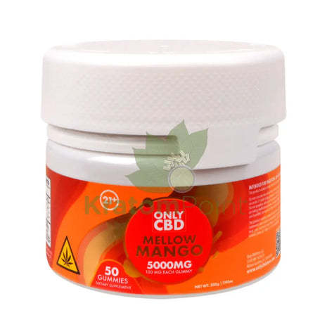 Only CBD Mellow Mango 5000mg gummies 50ct CBD