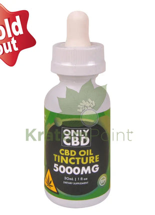 Only CBD Original Oil Tincture 5000mg 30ml CBD