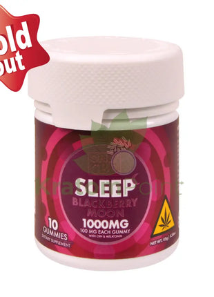 Only CBD Sleep Blackberry Moon 1000mg gummies 10ct CBD