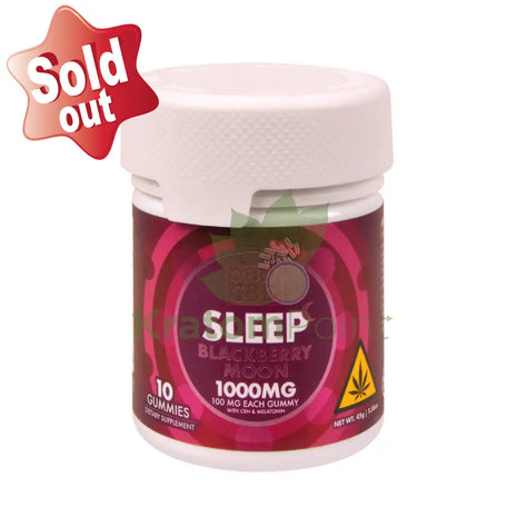 Only CBD Sleep Blackberry Moon 1000mg gummies 10ct CBD