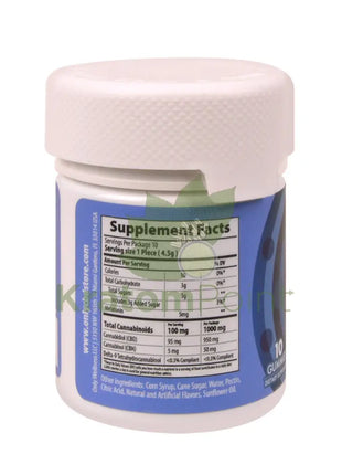 Only CBD Sleep Blueberry Dream 1000mg gummies 10ct CBD