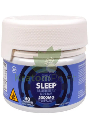 Only CBD Sleep Blueberry Dream 5000mg gummies 50ct CBD