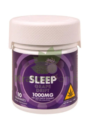 Only CBD Sleep Grape Drift 1000mg gummies 10ct CBD