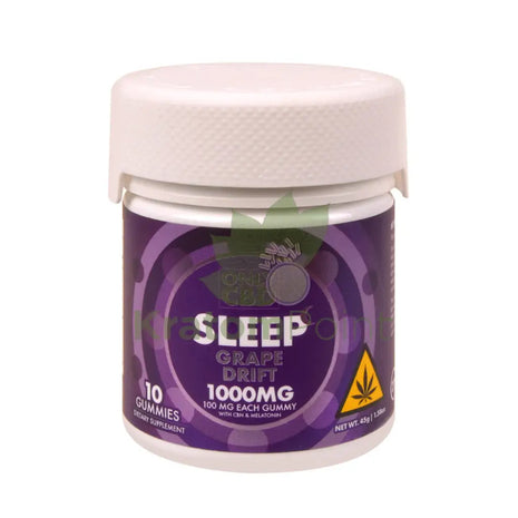 Only CBD Sleep Grape Drift 1000mg gummies 10ct CBD