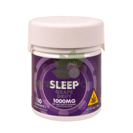Only CBD Sleep Grape Drift 1000mg gummies 10ct CBD