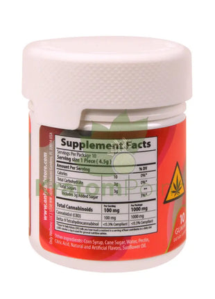 Only CBD Strawberry Zen 1000mg gummies 10ct CBD