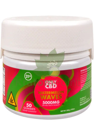 Only CBD Watermelon Wave 5000mg gummies 50ct CBD