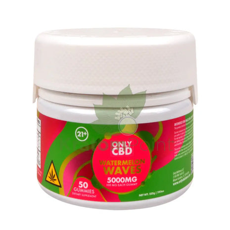 Only CBD Watermelon Wave 5000mg gummies 50ct CBD