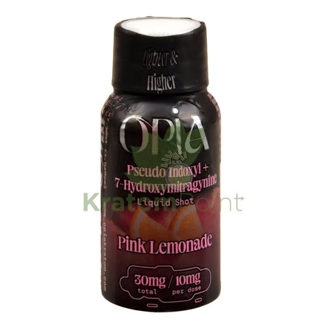 Opia 7-Hydroxy + Pseudo Pink Lemonade Kratom Liquid Shots 1Ct Hydroxy