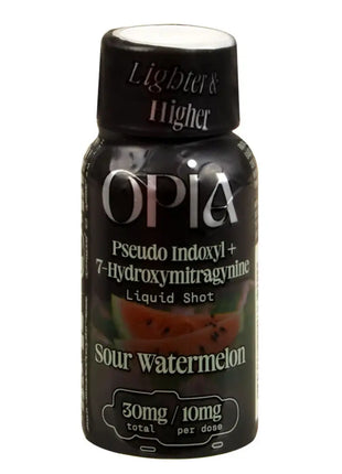 Opia 7-Hydroxy + Pseudo Sour Watermelon Kratom Liquid Shots 1Ct Hydroxy