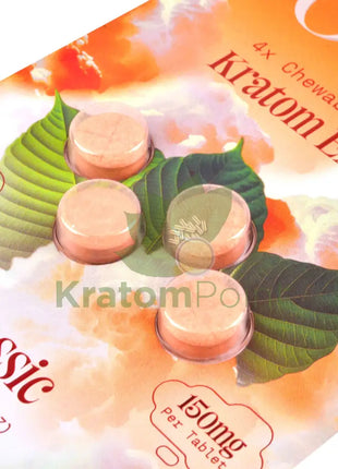 Opia Classic Kratom Extract Tablets 150mg 4 tablets