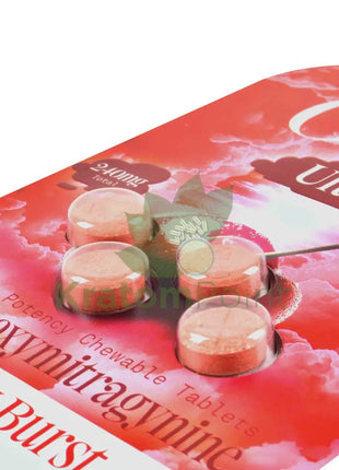 Opia Ultra 7-Hydroxymitragynine 60mg Cherry Burst Tablets 4 count Hydroxy