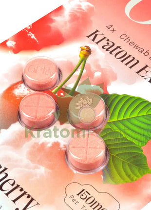 Opia Wild Cherry Kratom Extract Tablets 150mg 4 tablets