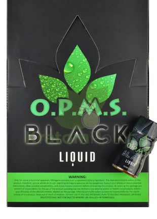 OPMS Black Liquid Kratom extract display alt