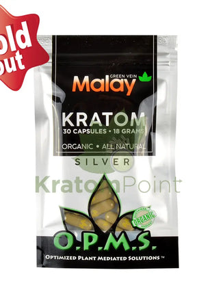 Opms Kratom 15G 30 Capsules Malay Special Reserve Opms