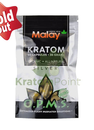 OPMS Kratom 30g, 60 Capsules Malay