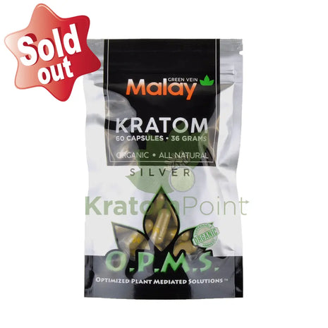OPMS Kratom 30g, 60 Capsules Malay