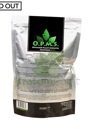 Opms Kratom 480 Capsules Super Green Borneo Opms