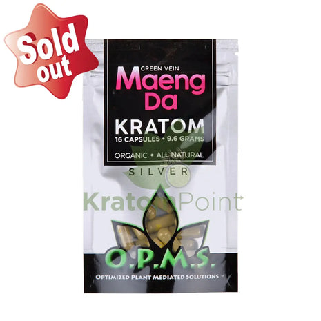 Opms Kratom 8G 16 Capsules Maeng Da Opms