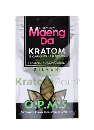 Opms Kratom 8G 16 Capsules Maeng Da Opms