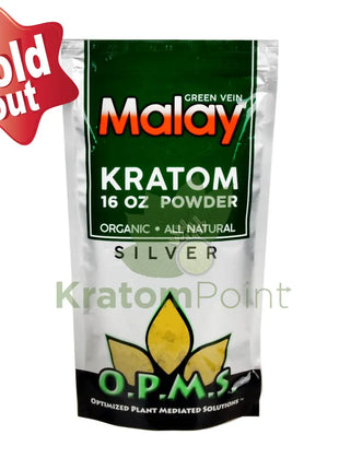 Opms Kratom Powder 16Oz Malay Opms