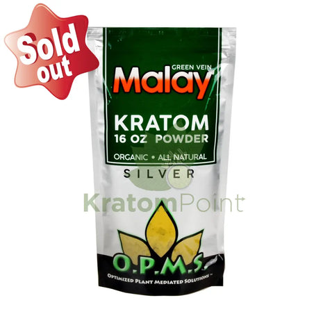 Opms Kratom Powder 16Oz Malay Opms