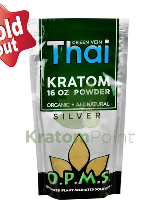 Opms Kratom Powder 16Oz Thai Opms