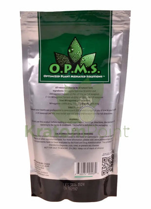 OPMS Kratom Powder 16oz White Vein Indo opms