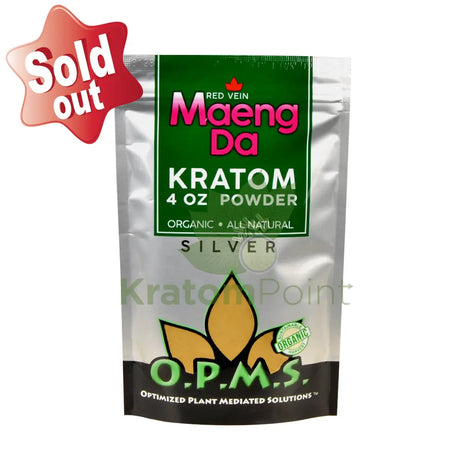 Opms Kratom Powder 4Oz Red Vein Maeng Da Opms