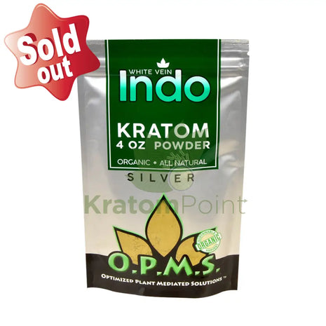 Opms Kratom Powder 4Oz White Vein Indo Opms