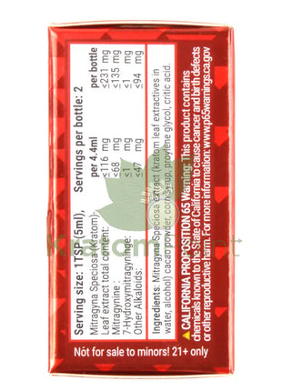 OPMS Red Shot Kratom Liquid Extract 8.8ml opms