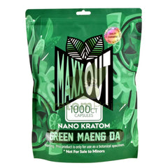 Pain Out (Maxx Out) Kratom Capsules 1000Ct Green Maeng Da Pain Out