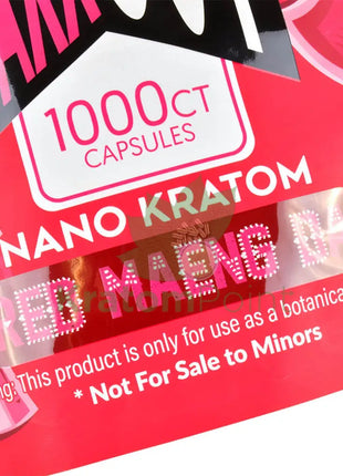 Pain Out (Maxx Out) Kratom Capsules 1000Ct Red Maeng Da Pain Out