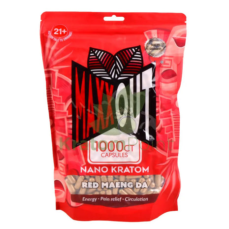 Pain Out (Maxx Out) Kratom Capsules 1000ct Red Maeng Da - pain out