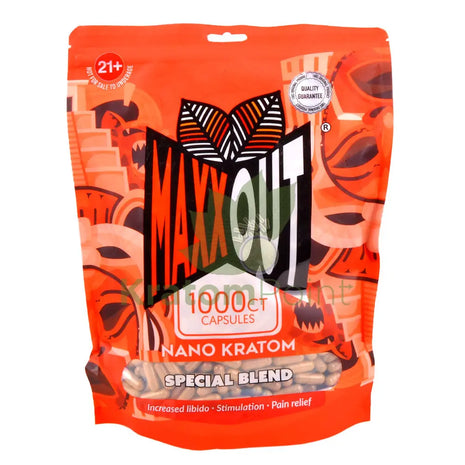 Pain Out (Maxx Out) Kratom Capsules 1000ct Special Blend - pain out