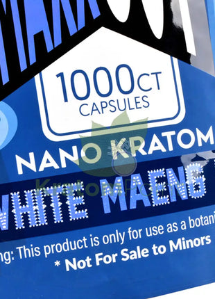 Pain Out (Maxx Out) Kratom Capsules 1000Ct White Maeng Da Pain Out
