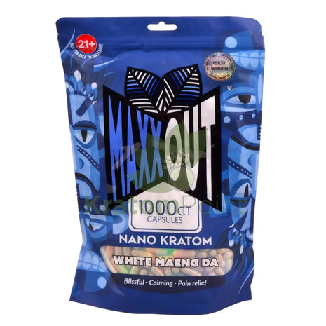 Pain Out (Maxx Out) Kratom Capsules 1000ct White Maeng Da - pain out
