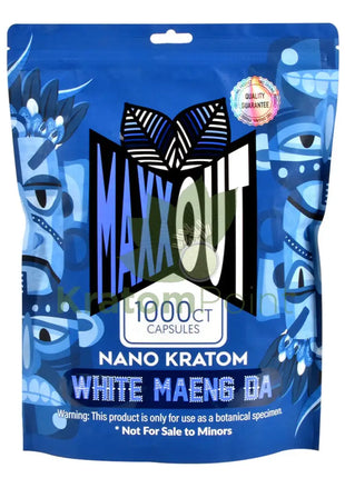 Pain Out (Maxx Out) Kratom Capsules 1000Ct White Maeng Da Pain Out
